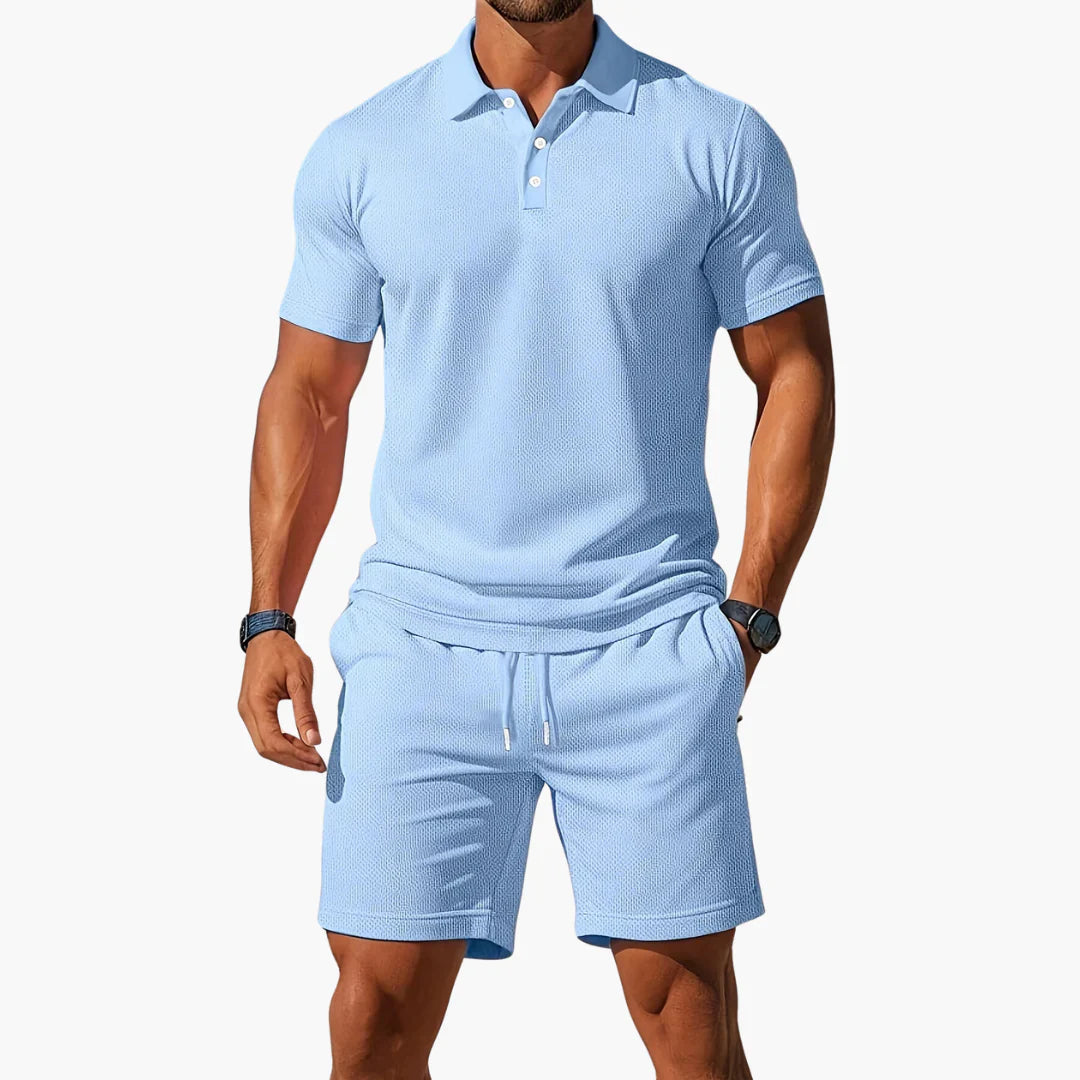 Comfortable Two Piece Polo Set