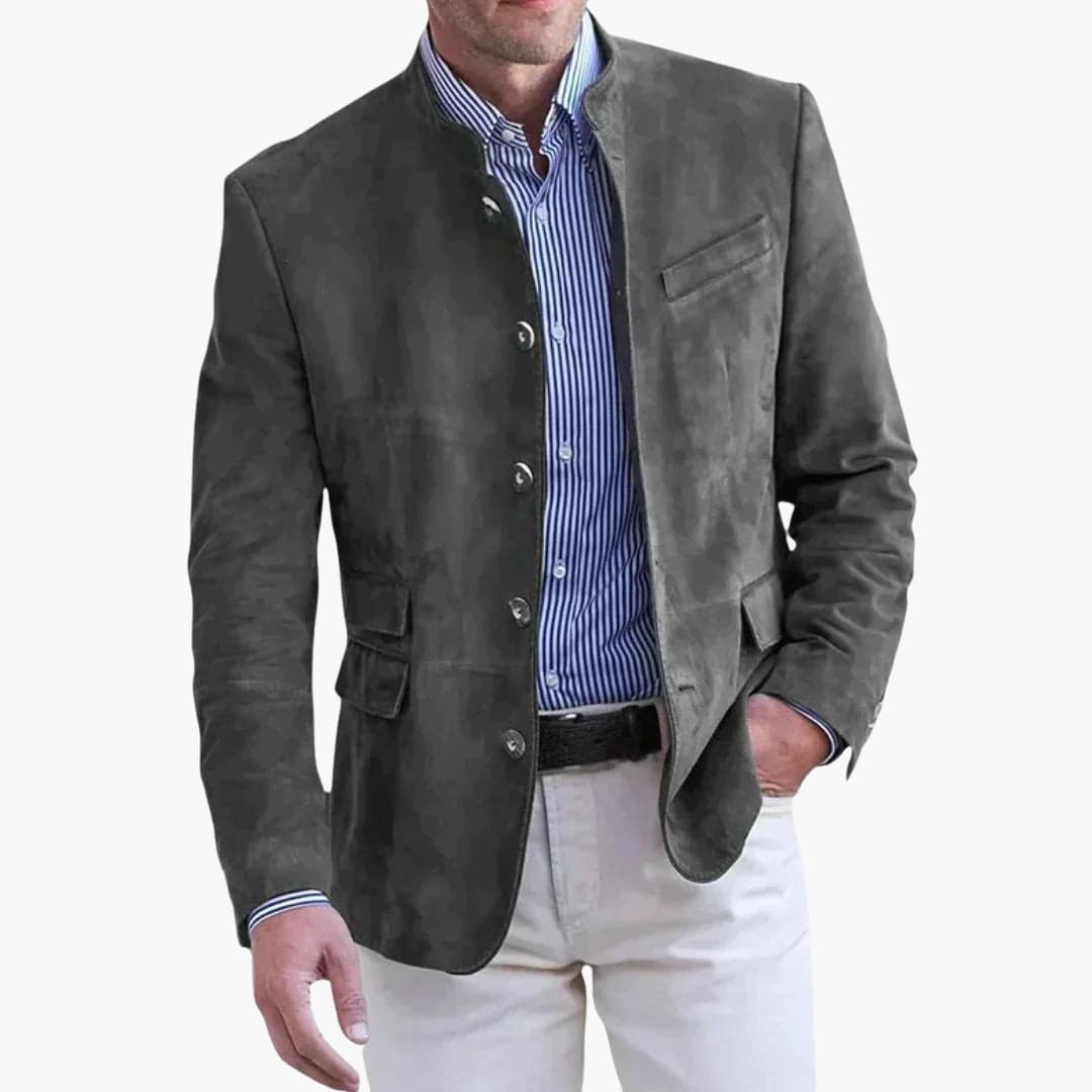 Stand Collar Smart Casual Blazer