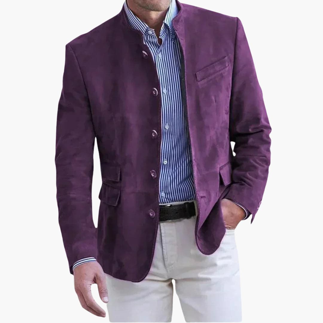 Stand Collar Smart Casual Blazer