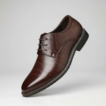 Classic Contrast Stitch Derby Shoes