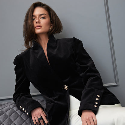 Fashion Forward Blazer Jacket for Versatile Styling