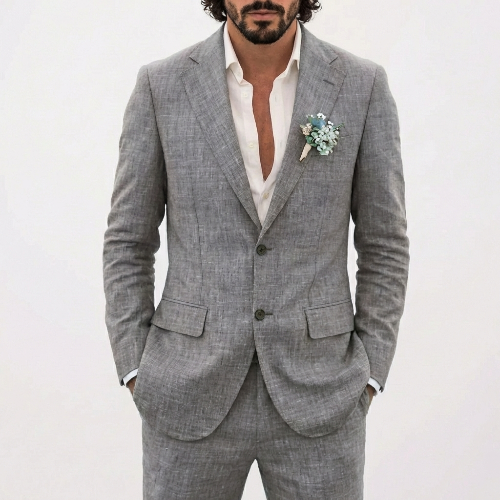Relaxed Fit Classic Lapel Suit