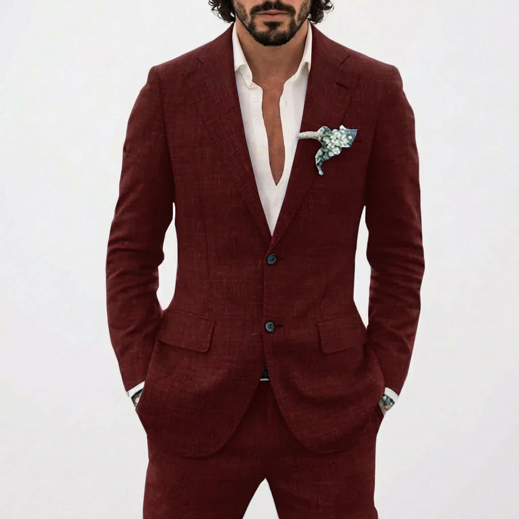 Relaxed Fit Classic Lapel Suit