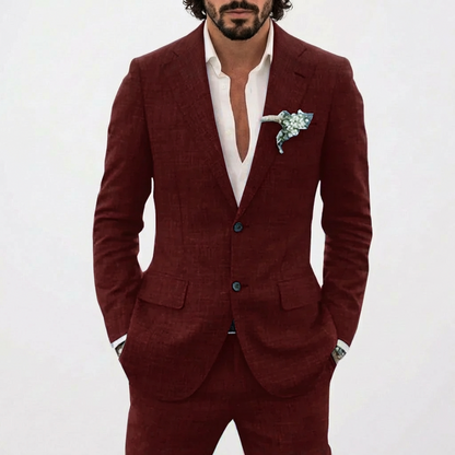 Relaxed Fit Classic Lapel Suit