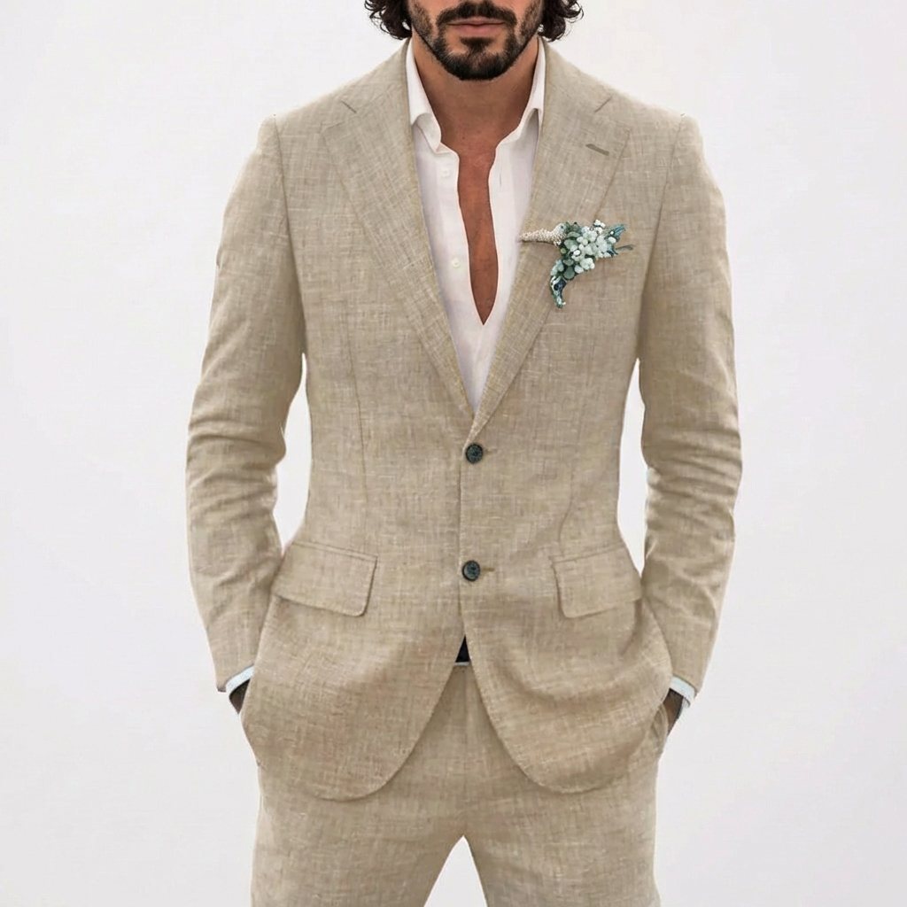 Relaxed Fit Classic Lapel Suit
