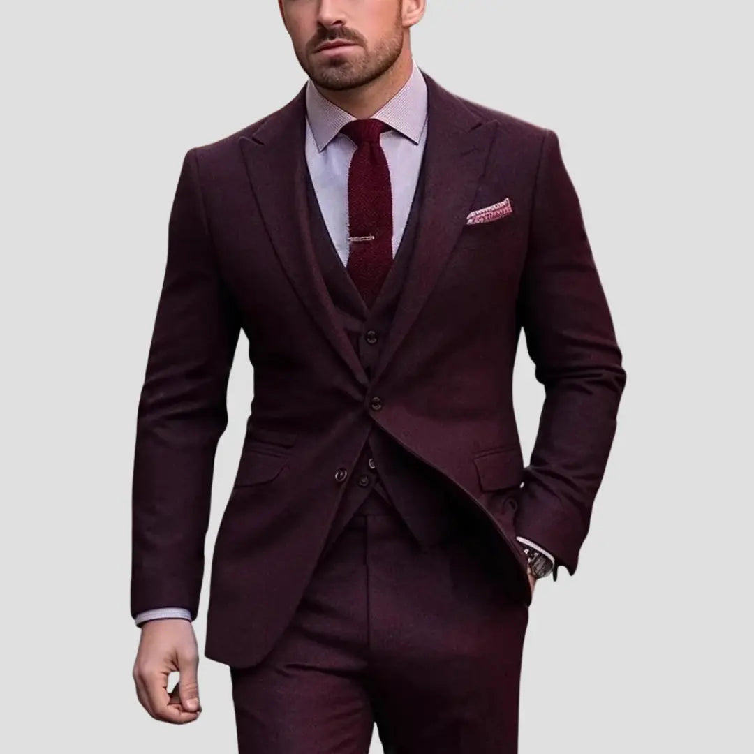 Tailored Slim Fit Three Piece Suit