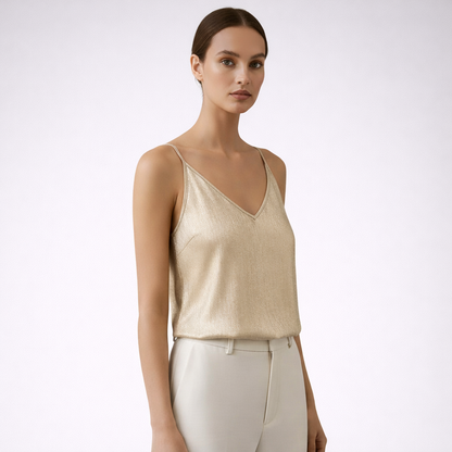 Minimal Cami Top V Neck
