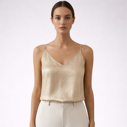 Minimal Cami Top V Neck