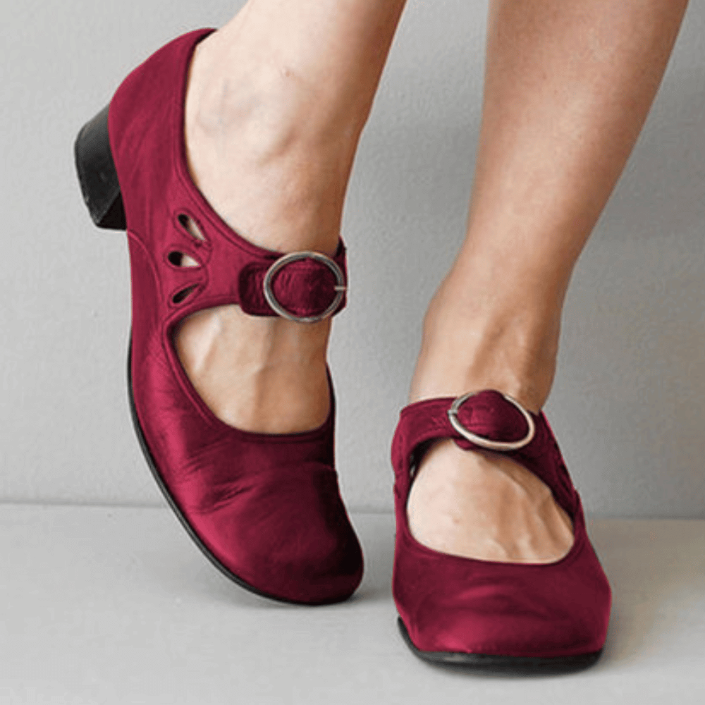 Sleek Buckle Strap Sandals