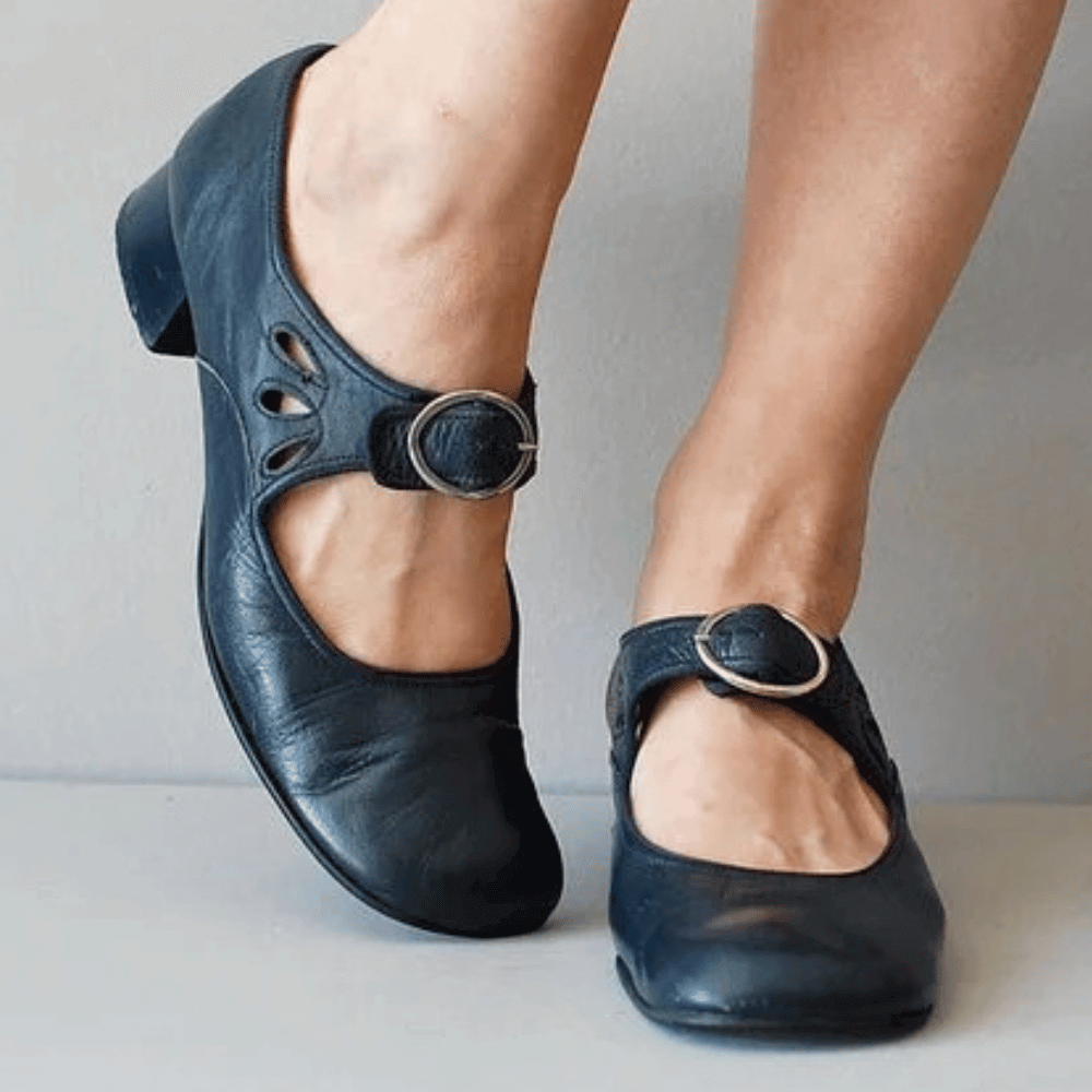 Sleek Buckle Strap Sandals