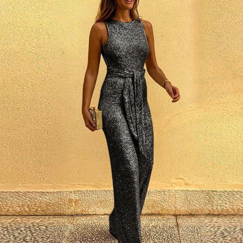 Sparkling Sequin Jumpsuit