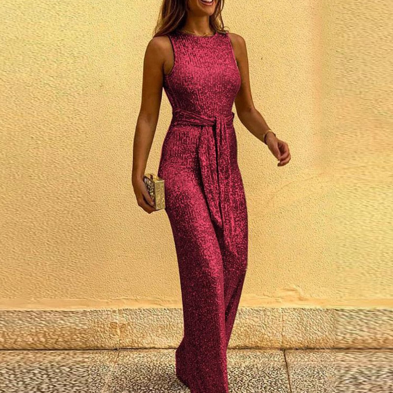 Sparkling Sequin Jumpsuit