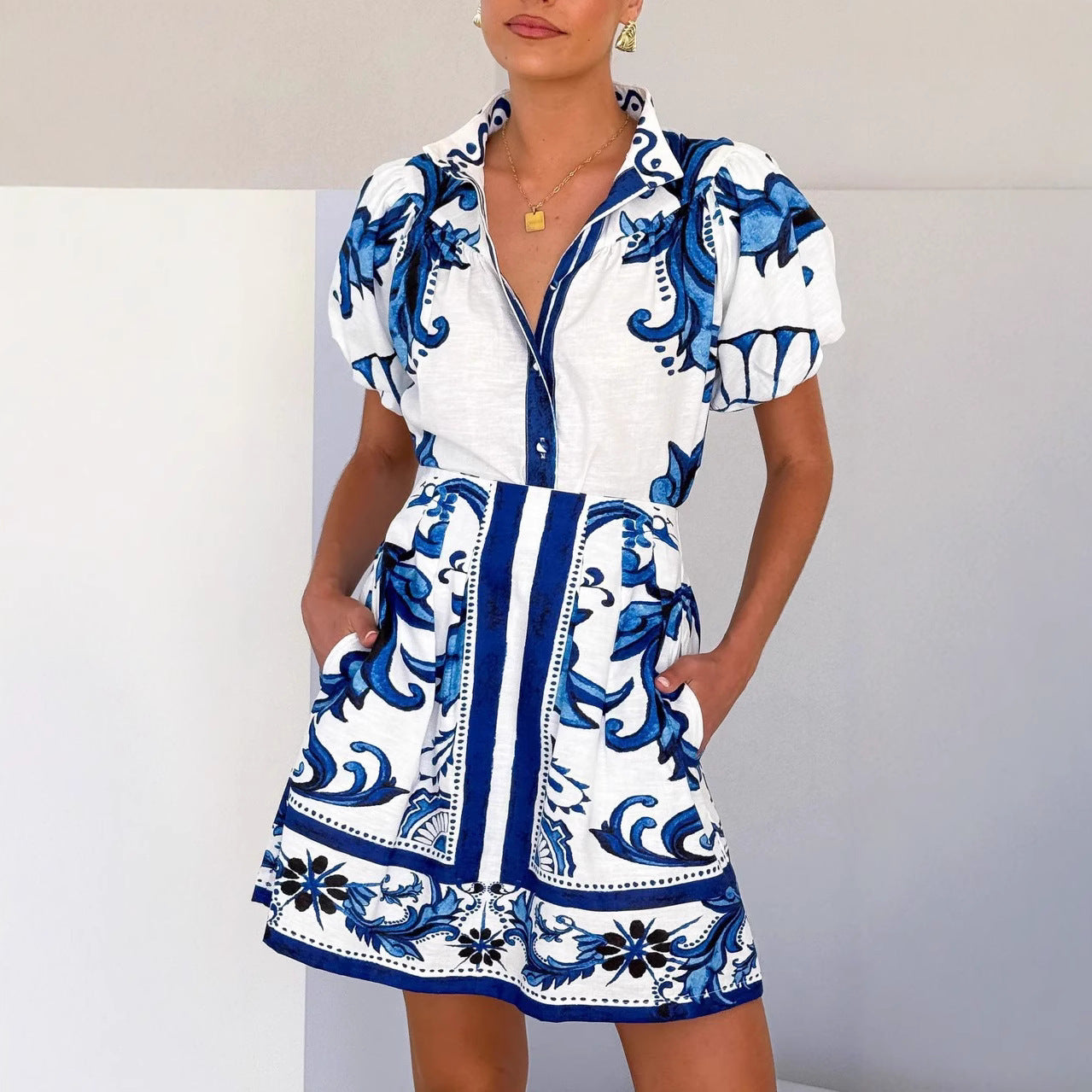 Airy Linen Two Piece Set