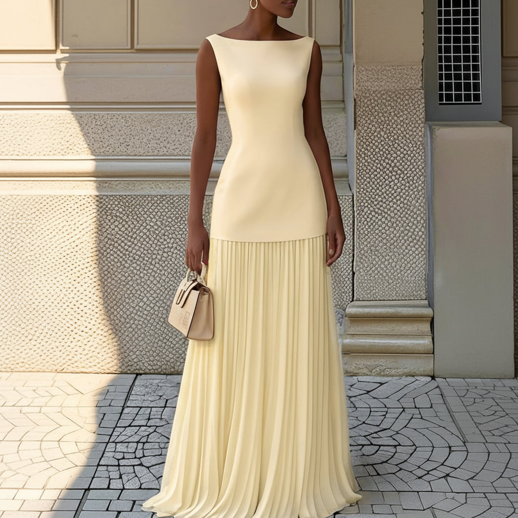 Flowing Pleated Dress