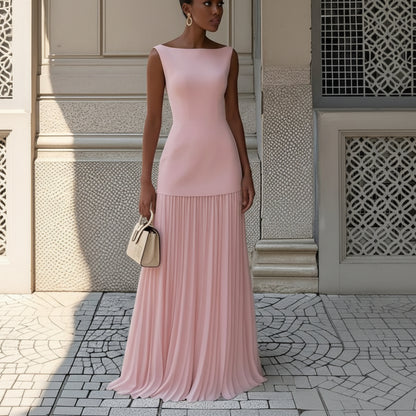 Flowing Pleated Dress