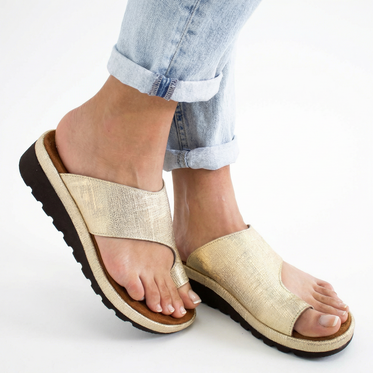 Orthopedic Bunion Corrector Sandals with Arch Support and Cushioned Sole 7