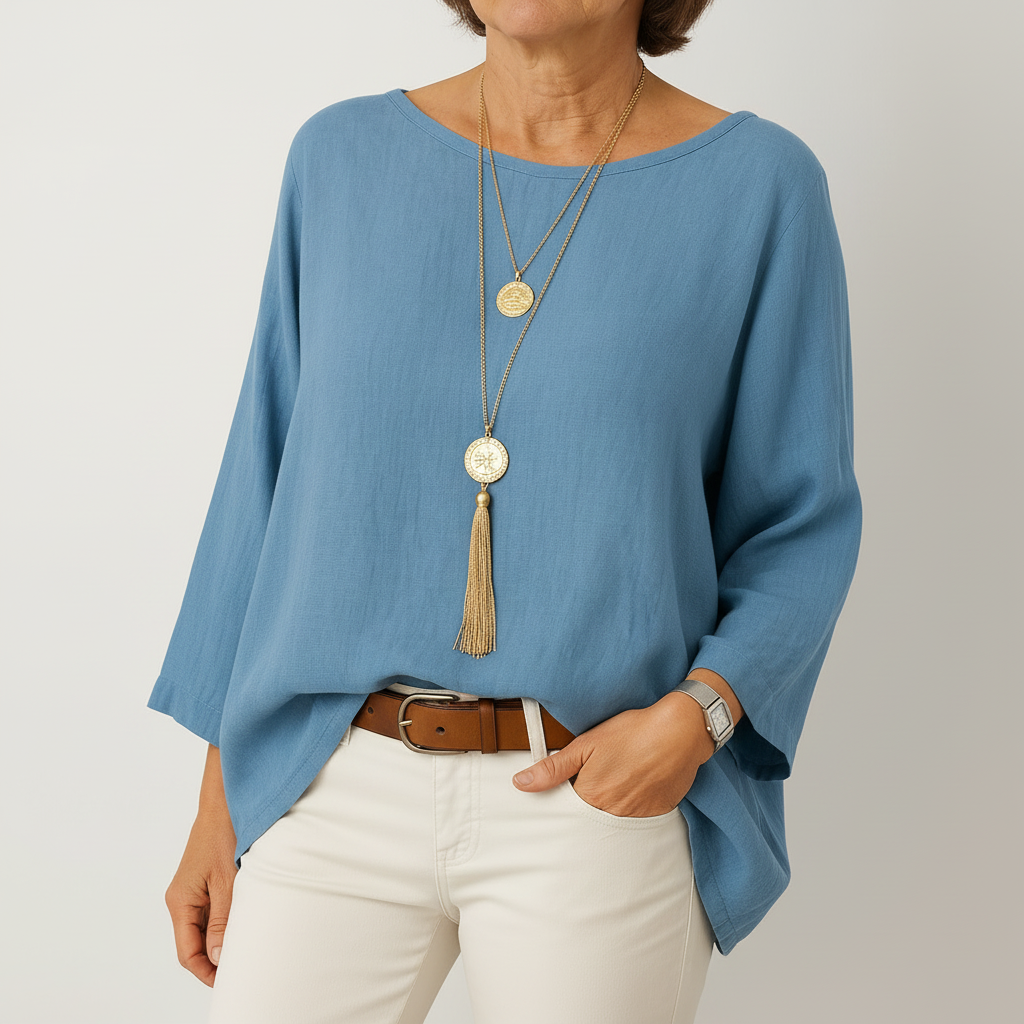 Oversized Linen Tunic Top for Effortless Breezy Style and Comfort 4