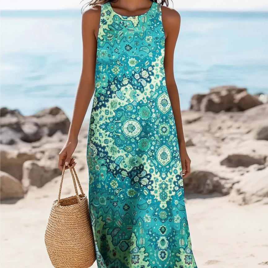 Sweetheart Neck Casual Sundress