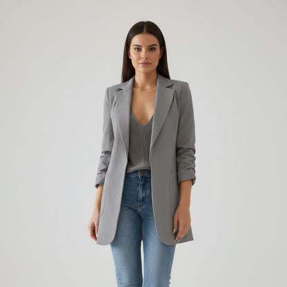 Lightweight Open Front Blazer