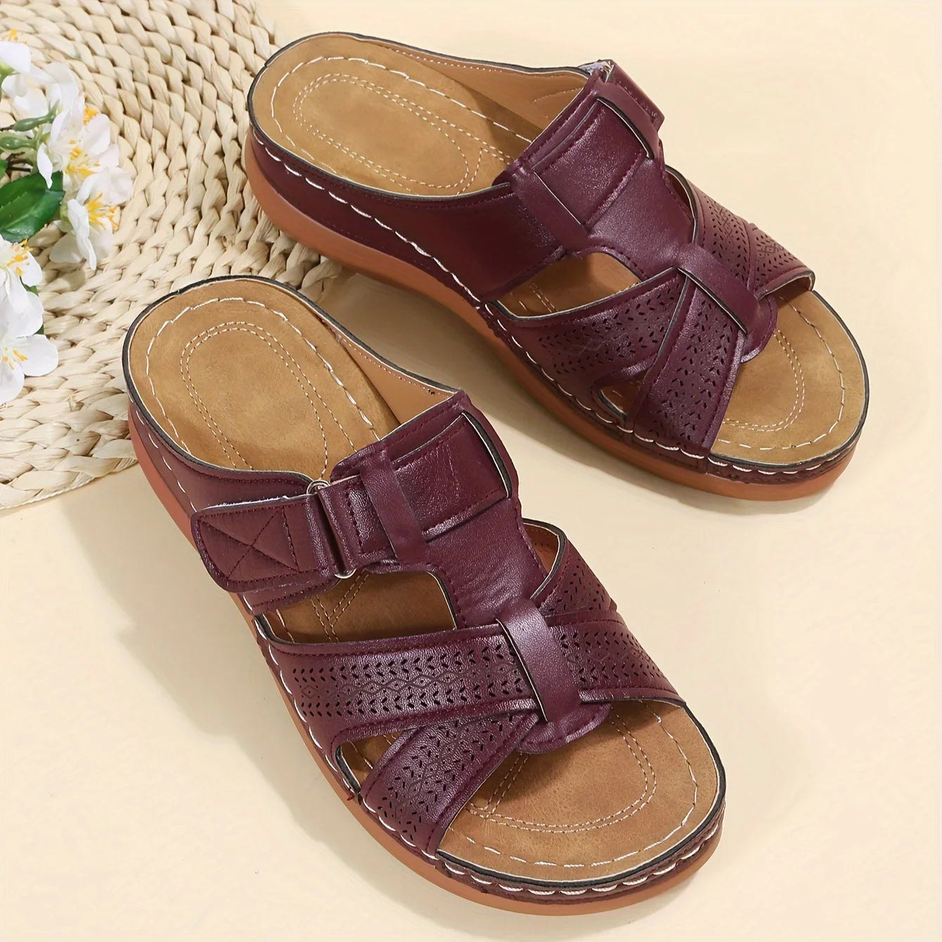 Comfortable Striped Fisherman Sandals