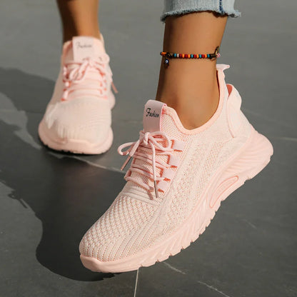 Breathable Woven Walking Sneakers