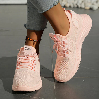 Breathable Woven Walking Sneakers