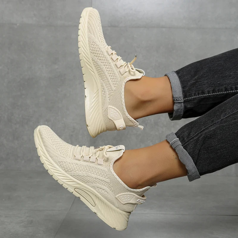 Breathable Woven Walking Sneakers