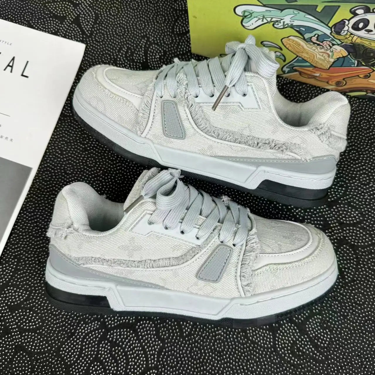 Vintage Pink Casual Sneakers