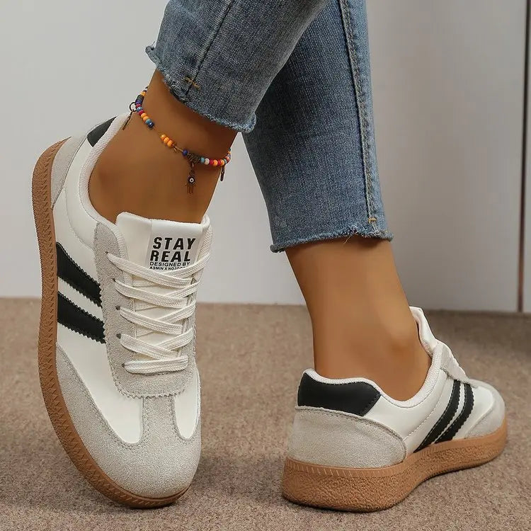 Fashion Striped Sport Sneakers