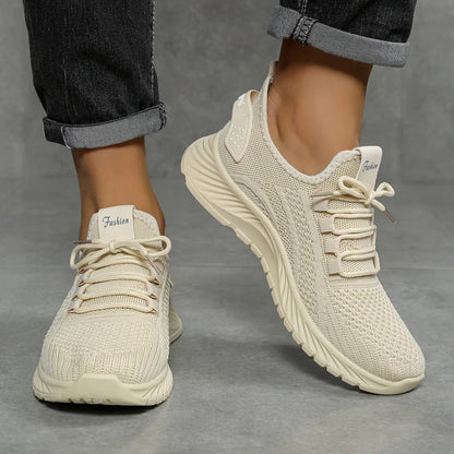 Breathable Woven Walking Sneakers