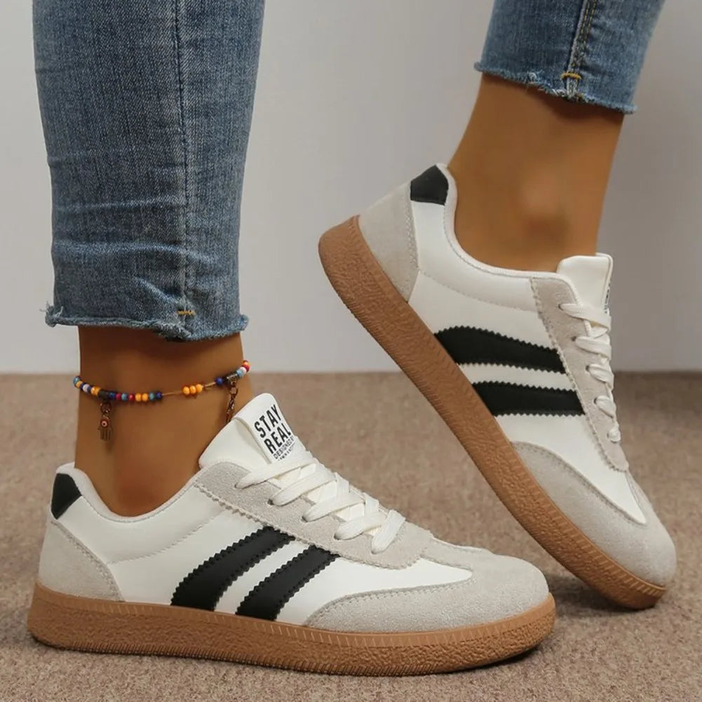 Fashion Striped Sport Sneakers