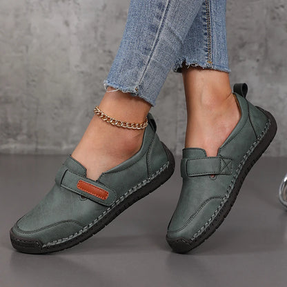 Handmade Leather Slip On Loafers