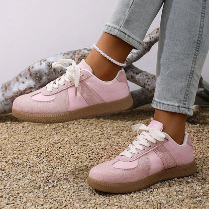 Faux Suede Thick Sole Shoes