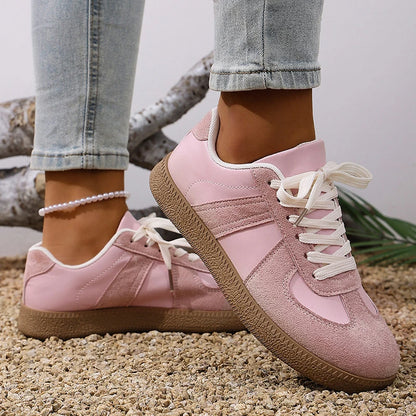 Faux Suede Thick Sole Shoes