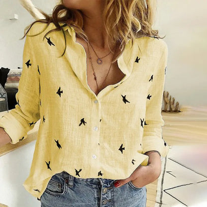 Chic Cotton Button Front Top