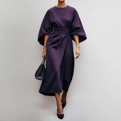 Silky Batwing Maxi Dress