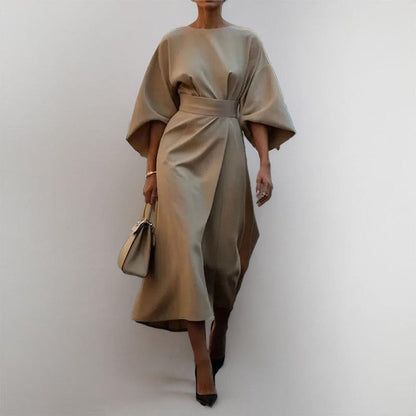 Silky Batwing Maxi Dress