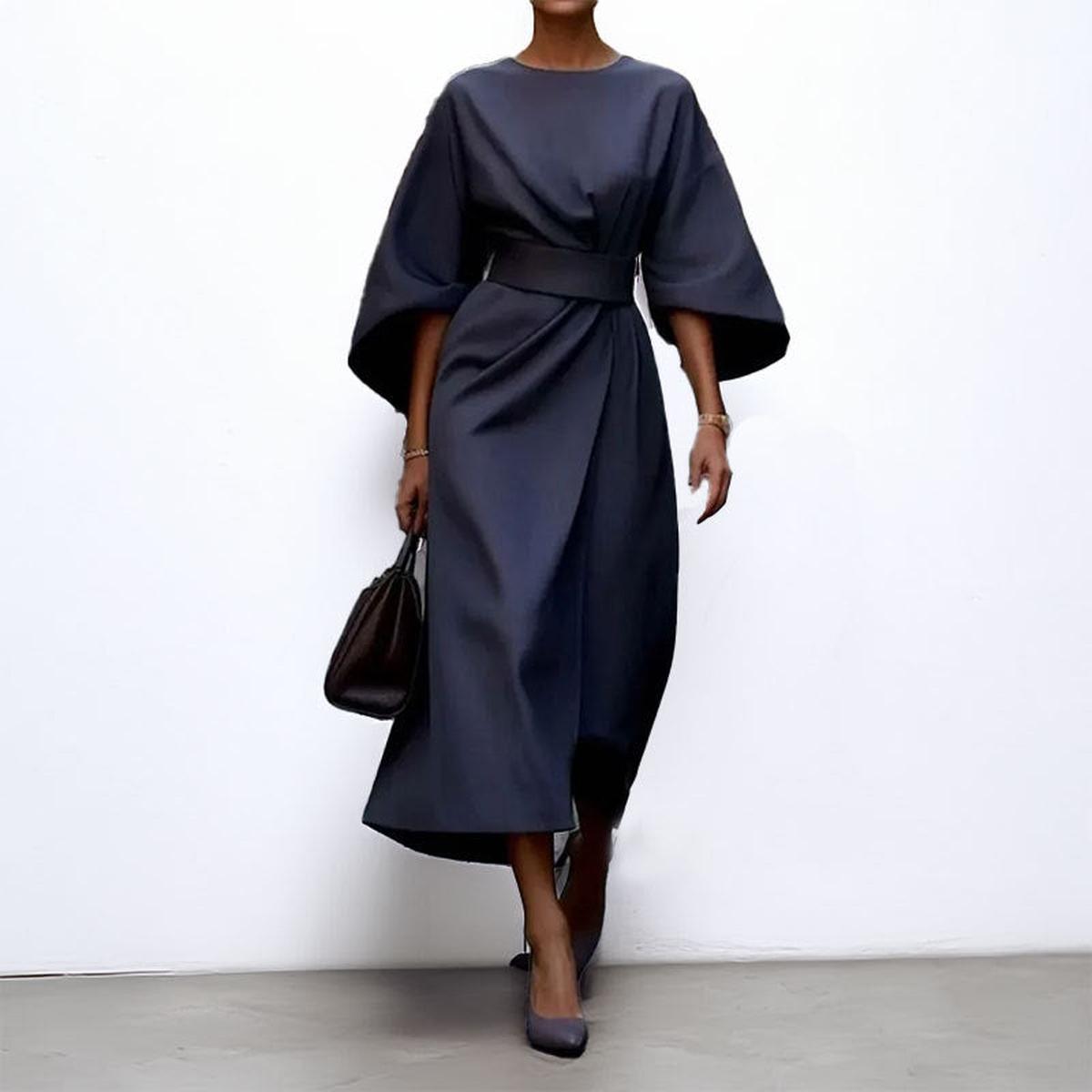Silky Batwing Maxi Dress