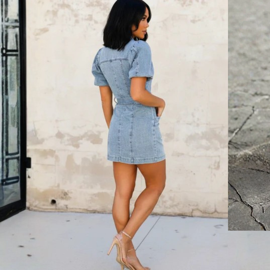 Chic Denim Mini Dress