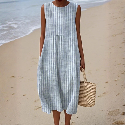 Timeless White Midi Dress