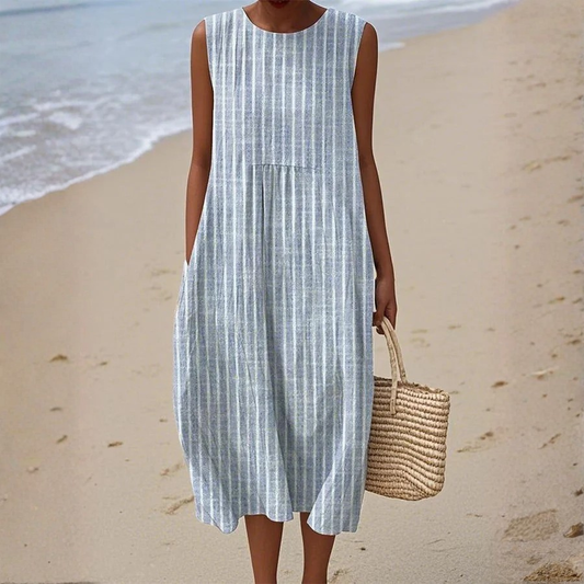 Timeless White Midi Dress