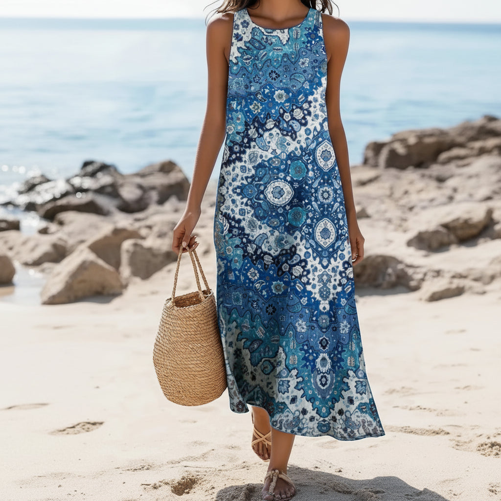 Sweetheart Neck Casual Sundress
