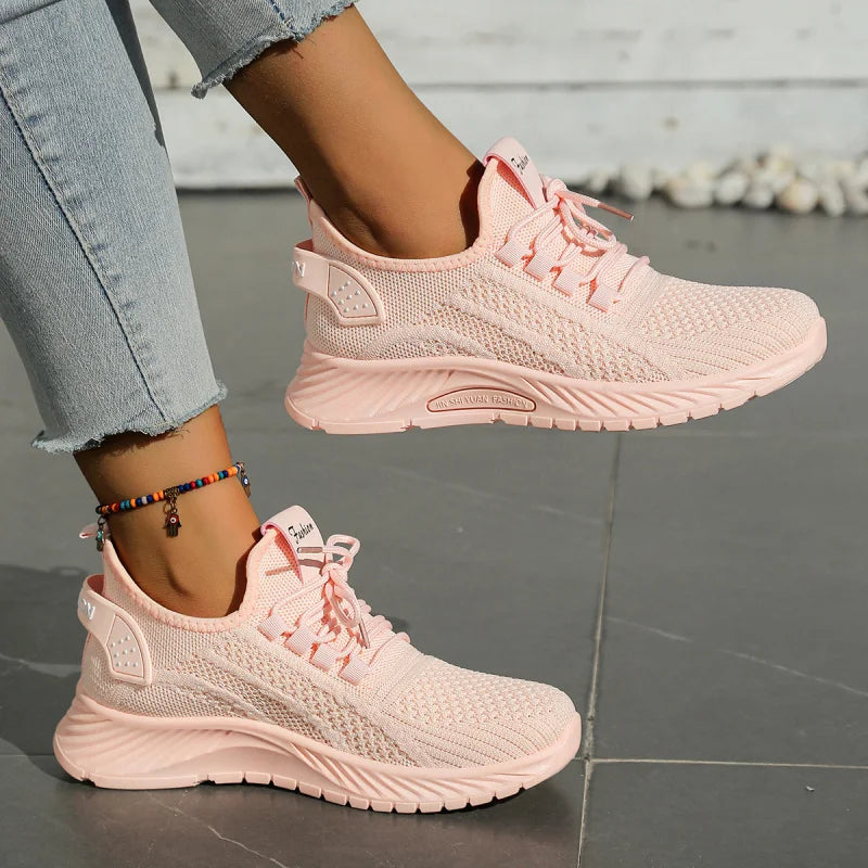 Breathable Woven Walking Sneakers