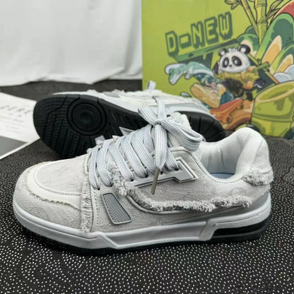 Vintage Pink Casual Sneakers