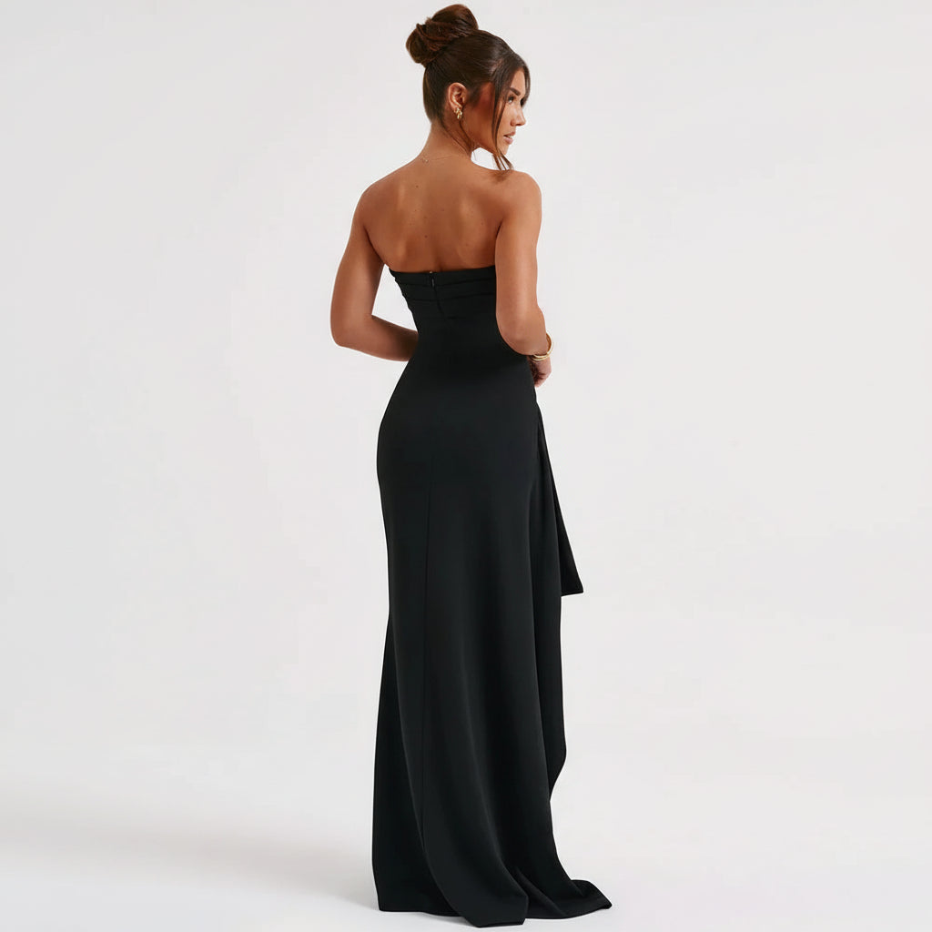 Twisted Maxi Dress in Soft Fabric for Elegant Spring and Summer Events 5