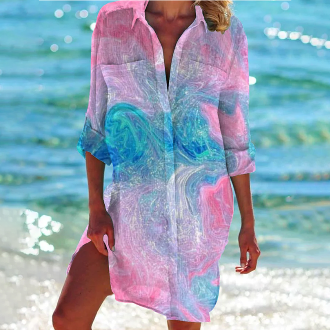 Vibrant Tie Dye Dress