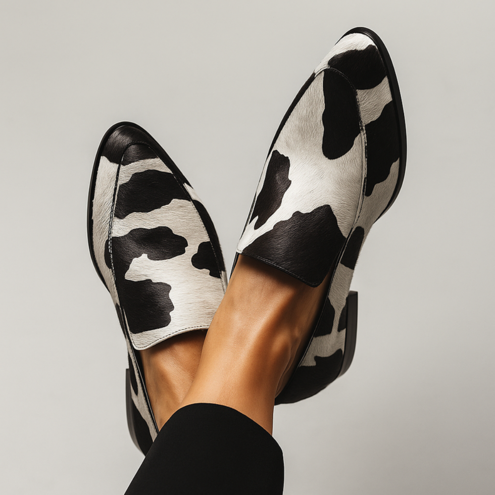 Polished Pointed Toe Loafers