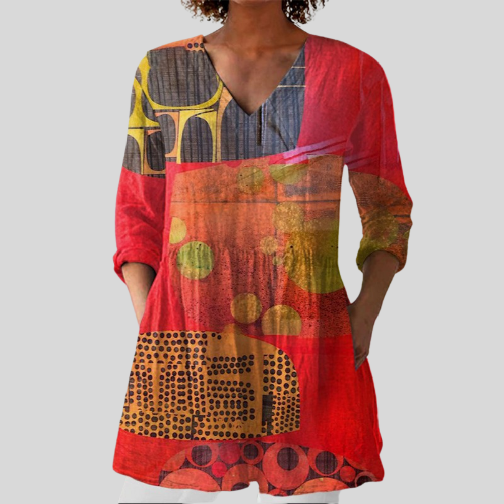 Chic Everyday Blouse V Neck