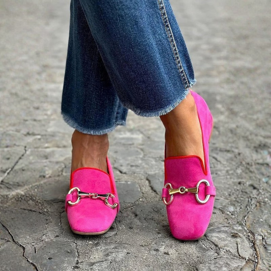 Sleek Leather Loafers Slip On