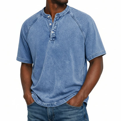 Vintage Shirt - Relaxed Fit with Button Closure for Timeless Style 1